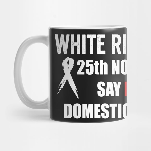 say no to domestic violence  - white ribbon day by QUEEN-WIVER